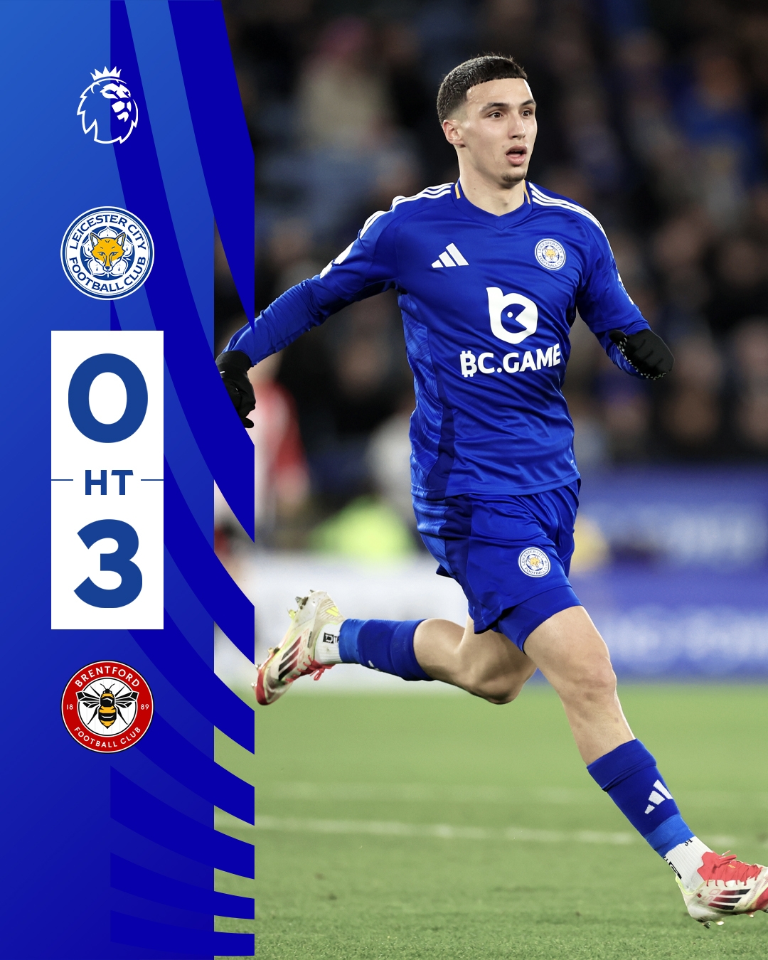 半場0-3！萊斯特若不進(jìn)球輸球，將主場6連敗0進(jìn)球創(chuàng)歷史最糟戰(zhàn)績